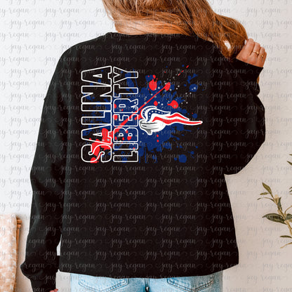 ADULT Liberty Paint Splatter