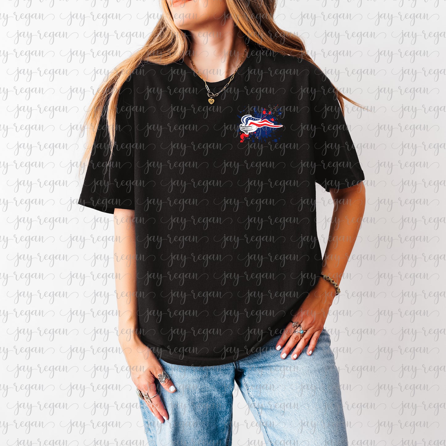 ADULT Liberty Paint Splatter