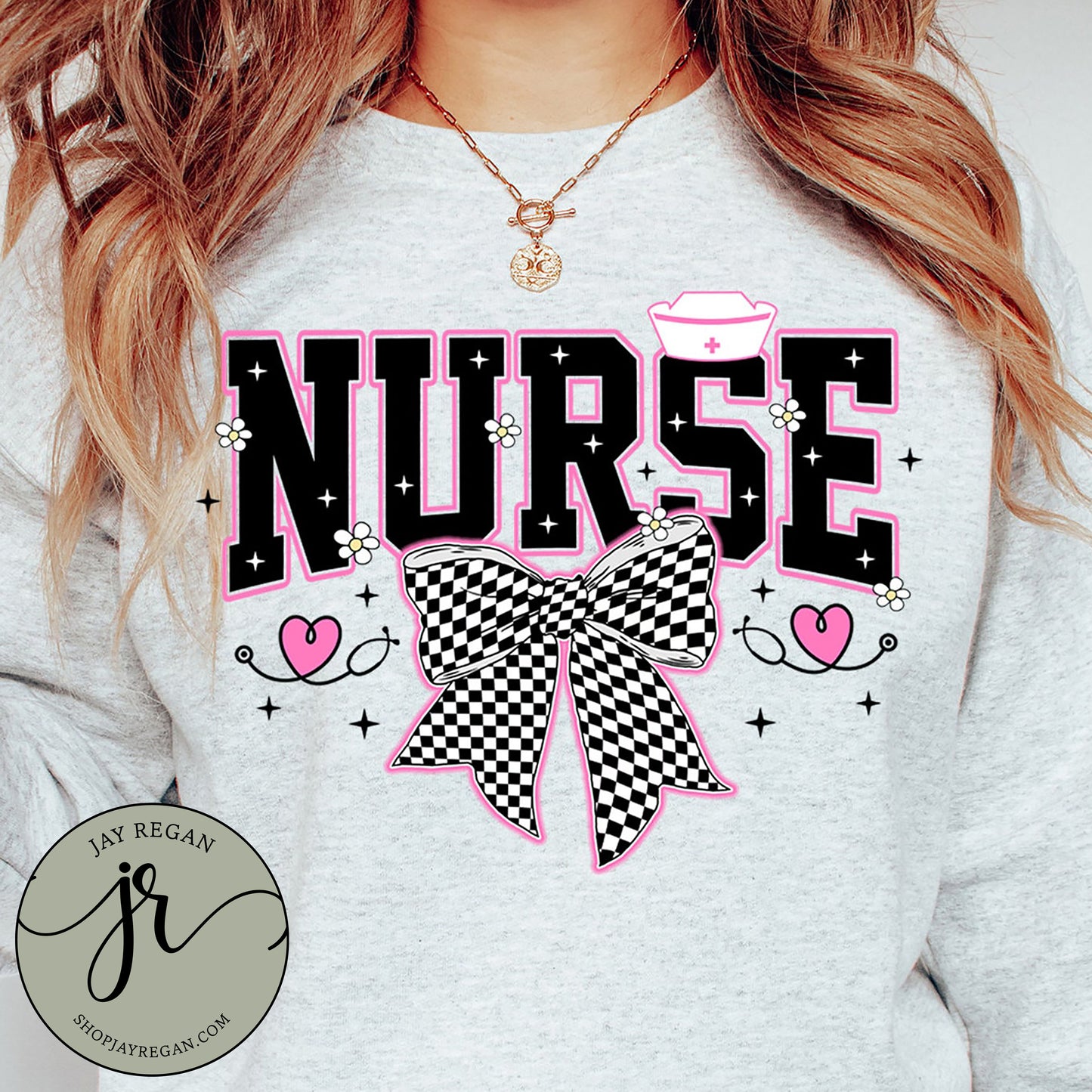 Retro Nurse Bow