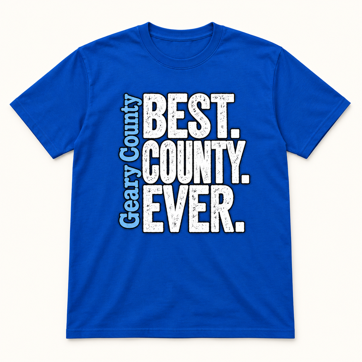Geary County Best County Ever T-Shirt — Royal