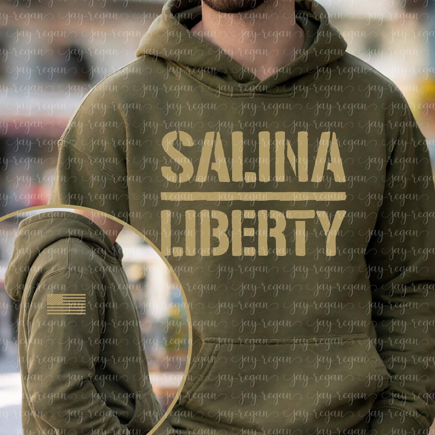 ADULT Liberty Stencil