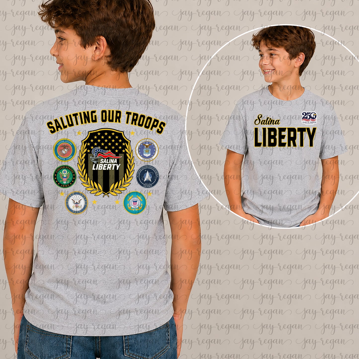 YOUTH Saluting our Troops