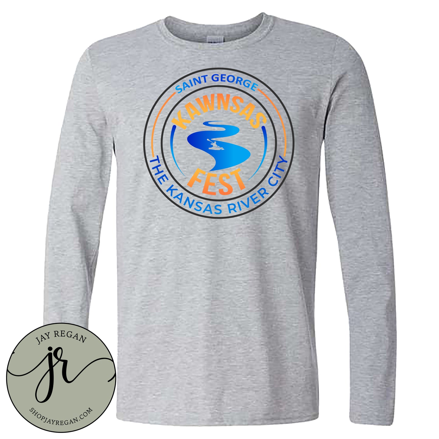 Kawnsas Fest 2024 - Sport Grey Long Sleeve