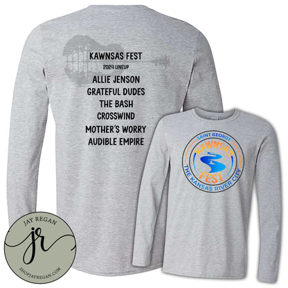 Kawnsas Fest 2024 - Sport Grey Long Sleeve