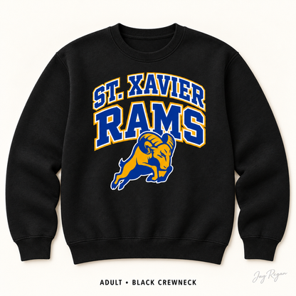 Classic Arch Crewneck — Adult Black