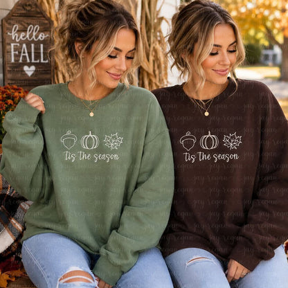 ’Tis the Season Embroidered Crewneck