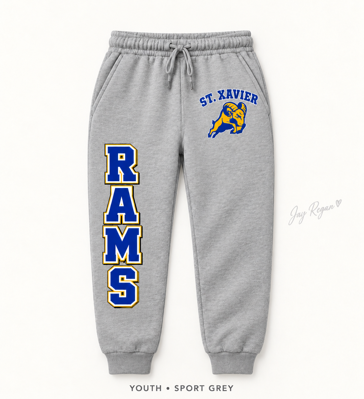 RAMS Varsity Leg Sweatpants — Youth Sport Grey