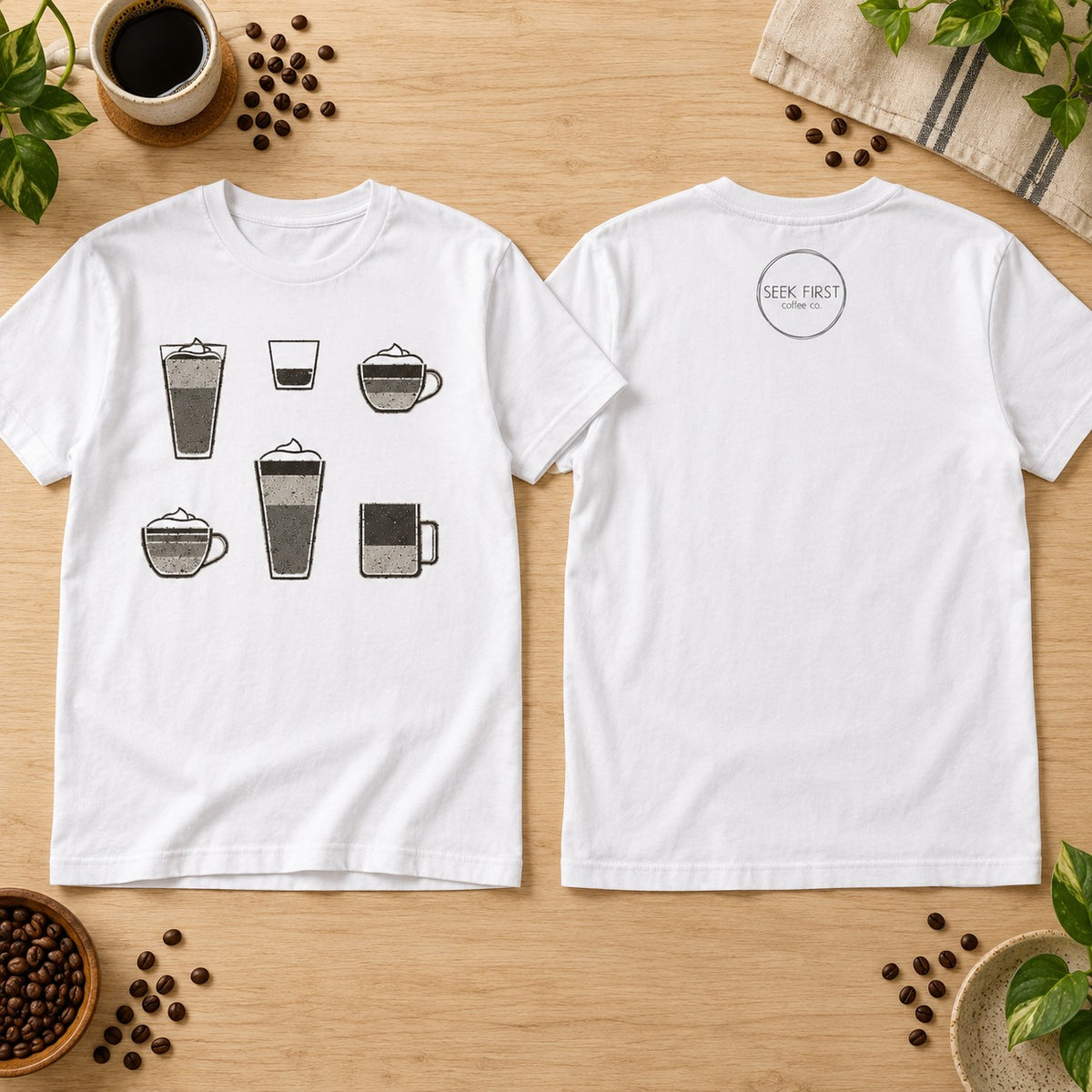 Coffee Lineup Tee