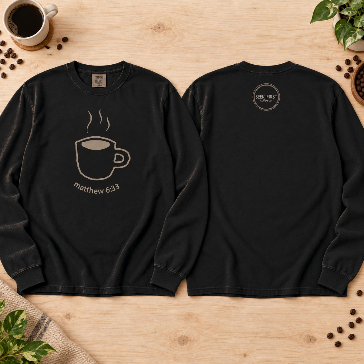 Matthew 6:33 Cup Crewneck