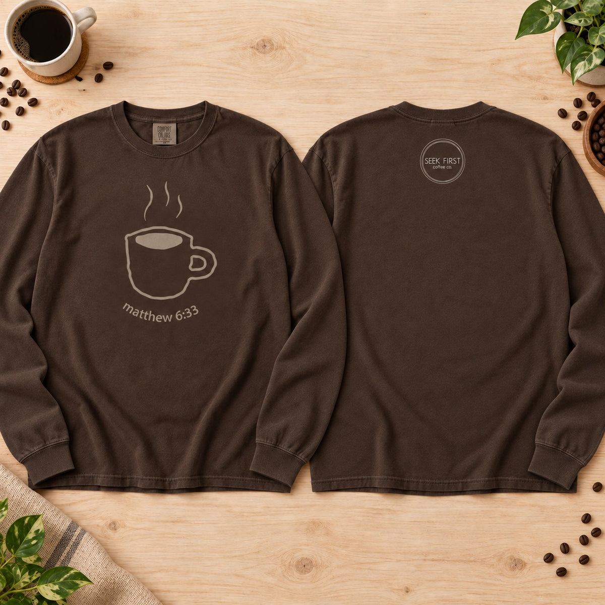 Matthew 6:33 Cup Crewneck