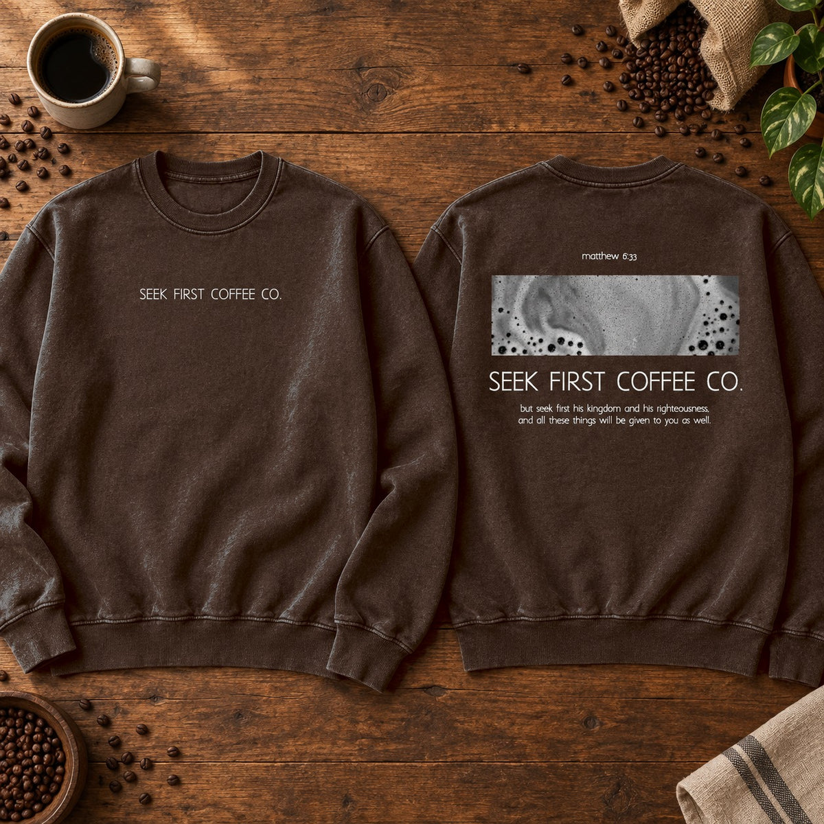 Seek First Minimal Crewneck