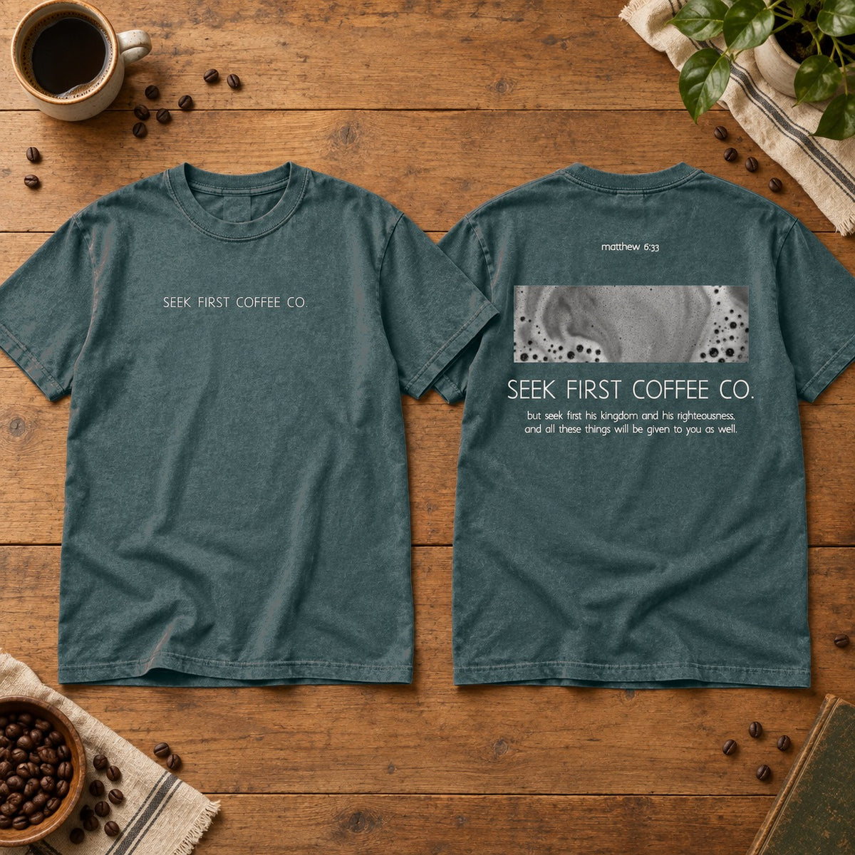 Seek First Minimal Tee