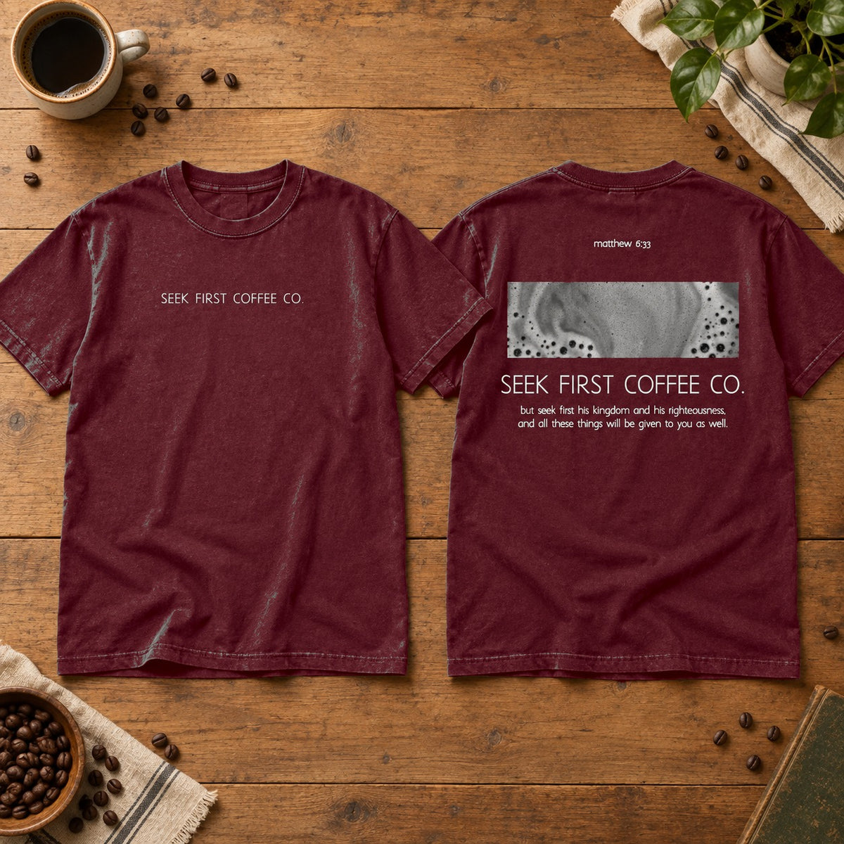 Seek First Minimal Tee